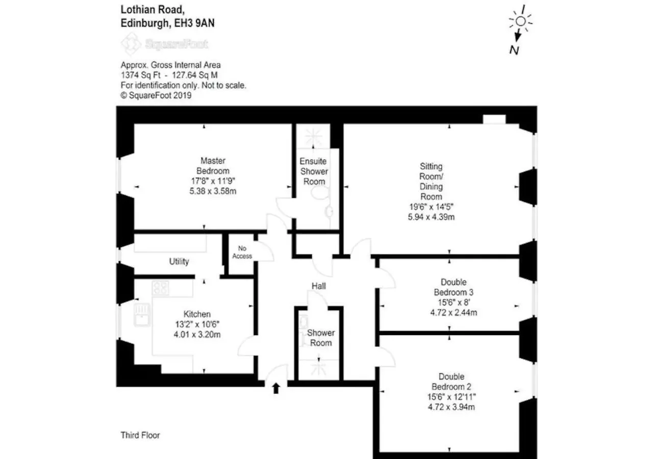 Joivy Spacious 3-Bed Flat With Castle Views Apartment Edinburgh